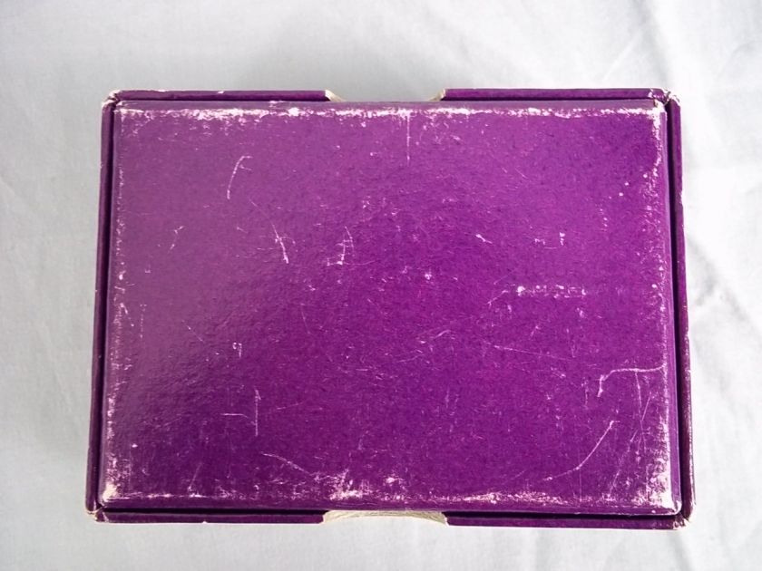 Asprey Purple Enamel & Gold Plated Lighter in Orig. Box  