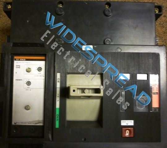   Gerin Circuit Breaker CM 3P 600V 1600A 65K 80% Rated LI ST206D  