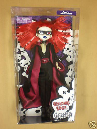 Bleeding Edge Goths series 1 LILLIAN doll MIMB VHTF  