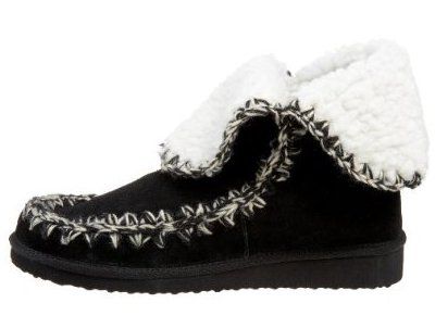 MIA SNOWSTORM WOMENS BOOTIES BOOTS SHOES BLACK 6.5 M  