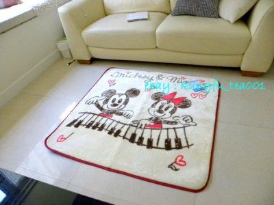 Disney Mickey & Minnie Playing Piano Living Room Mat Rug Carpet 100 