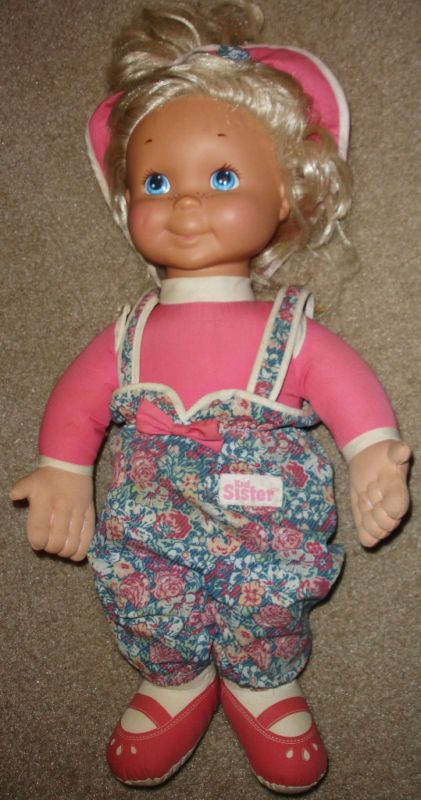 VTG Playskool 1993 21 Kid Sister Plush Doll My Buddy  