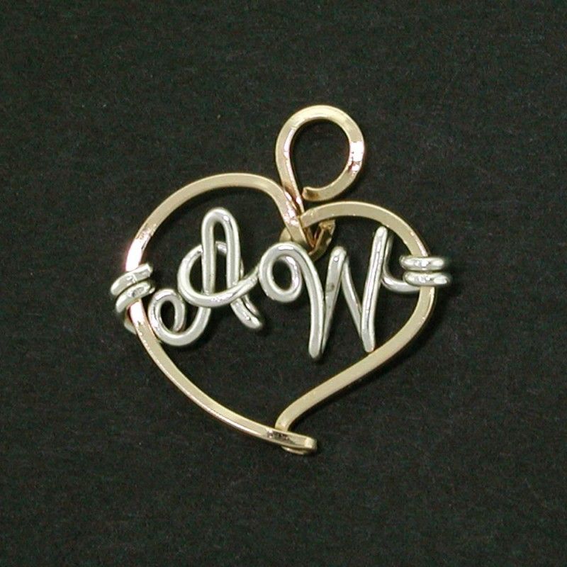 Personalized Heart Belly Charm Gold, Sterling Silver  