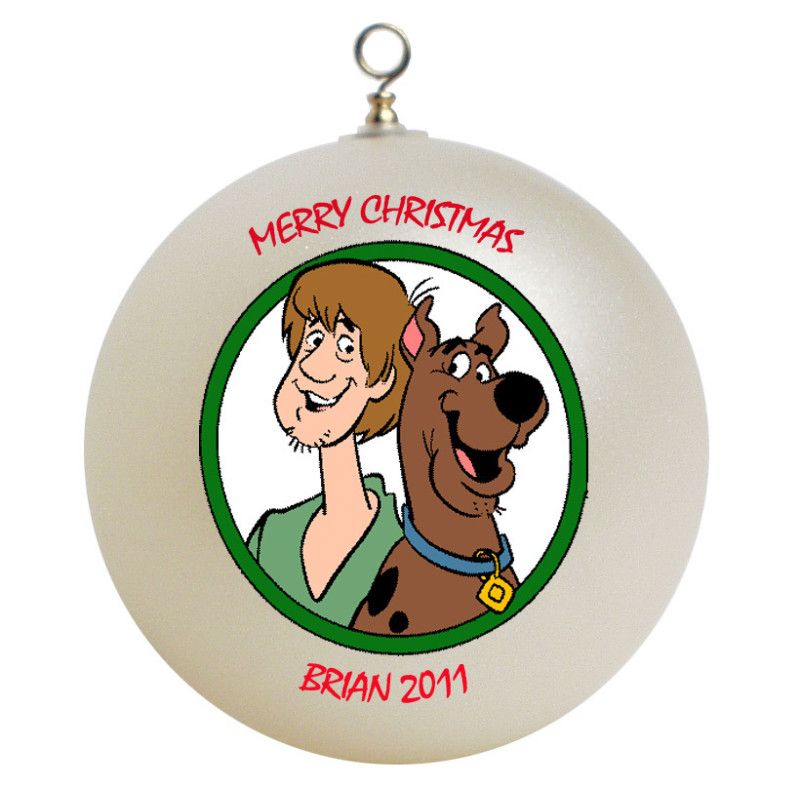 Personalized Scooby Doo Christmas Ornament Gift  