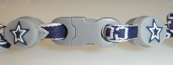 Dallas Cowboys Titanium Logo Necklace Triple Braided 3 Rope 21  