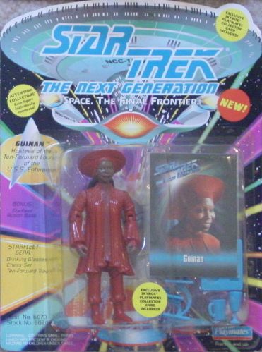 STAR TREK TNG 1993 Playmates #6020 GUINAN Action Figure  