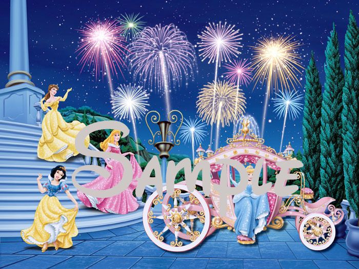 Disney Princesses Edible Cake Image Castle Stairs Ariel  