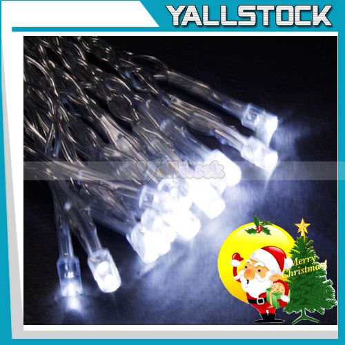 White 30 LED Battery Outdoor String Light Wedding Party  